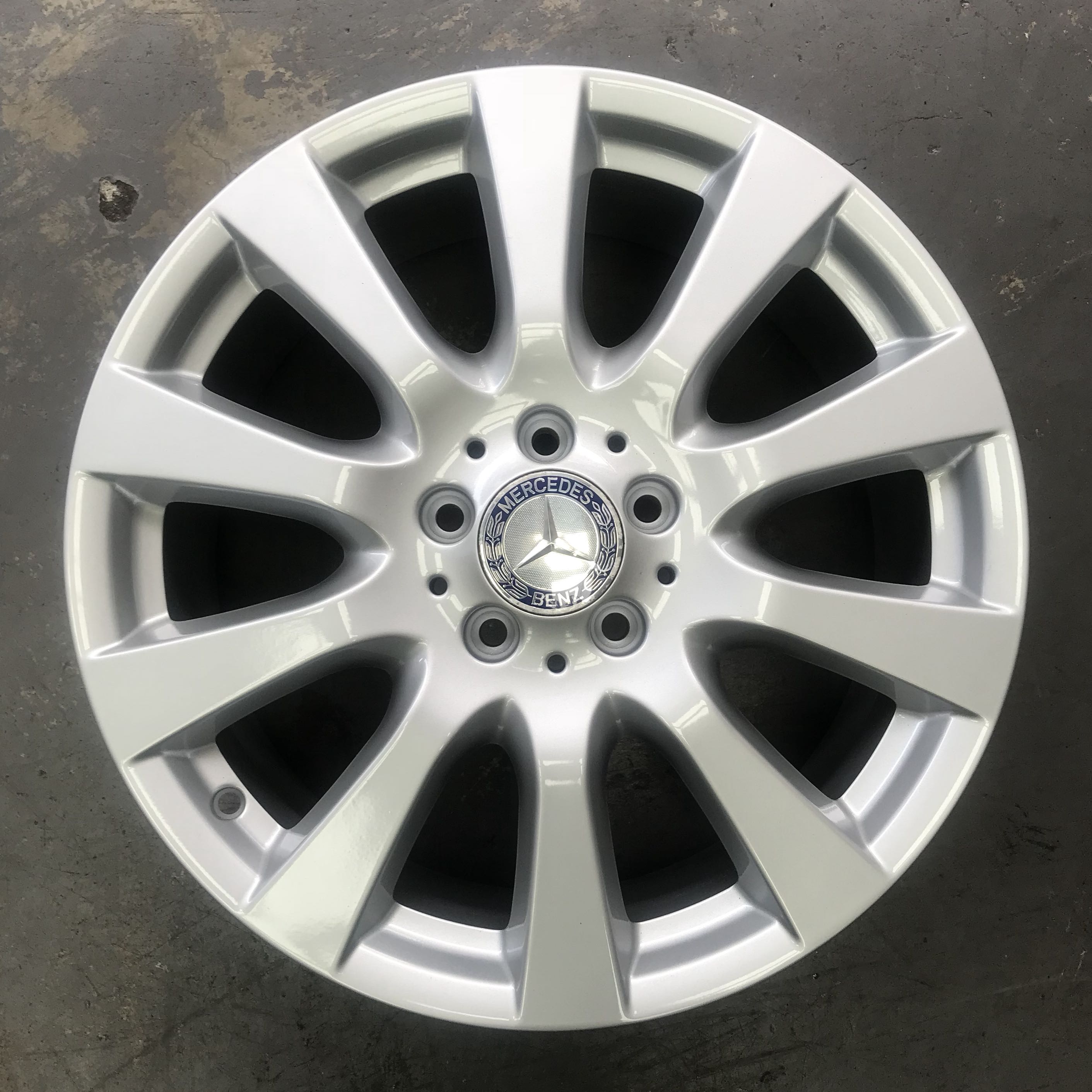Used 18” Original Mercedes Rims, Car Accessories, Tyres & Rims on Carousell