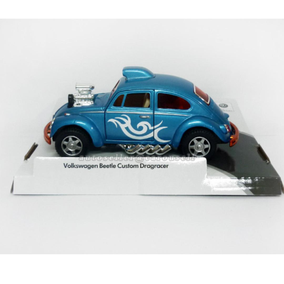 Volkswagen beetle custom dragracer model car - Sky blue, Hobbies & Toys ...