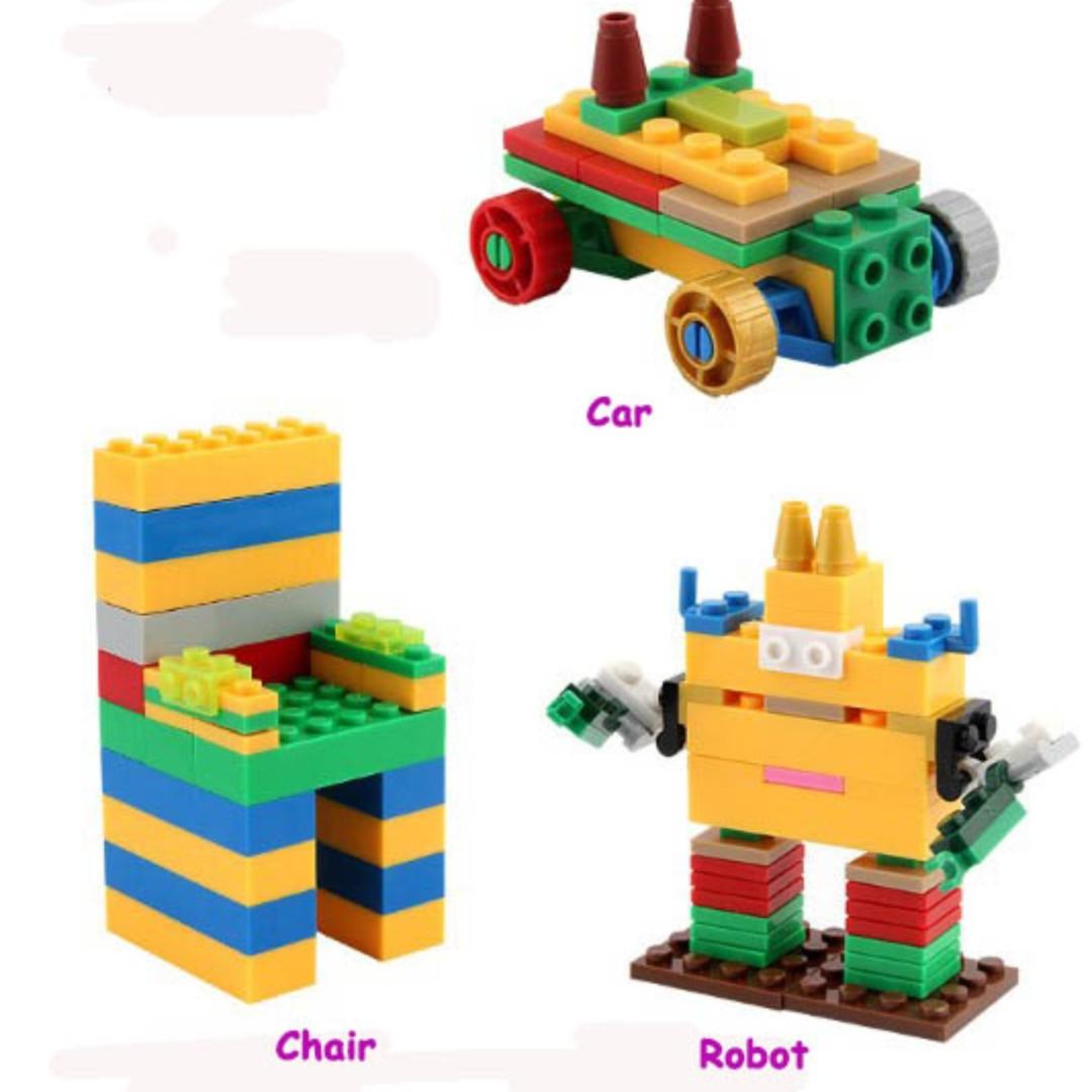 1000 Building Blocks Lego Compatible Plus Free Base Plate