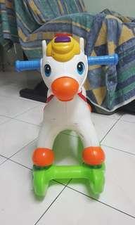 🎉Rocking Pony Musical Rocking Horse Ride with 🎼🎼Music/💡Light/Sliding Toy Kids
