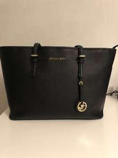 Michael Kors Leather Tote with Laptop Sleeve