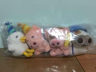 麥嘜、麥兜、菇時、阿May(一套4隻）