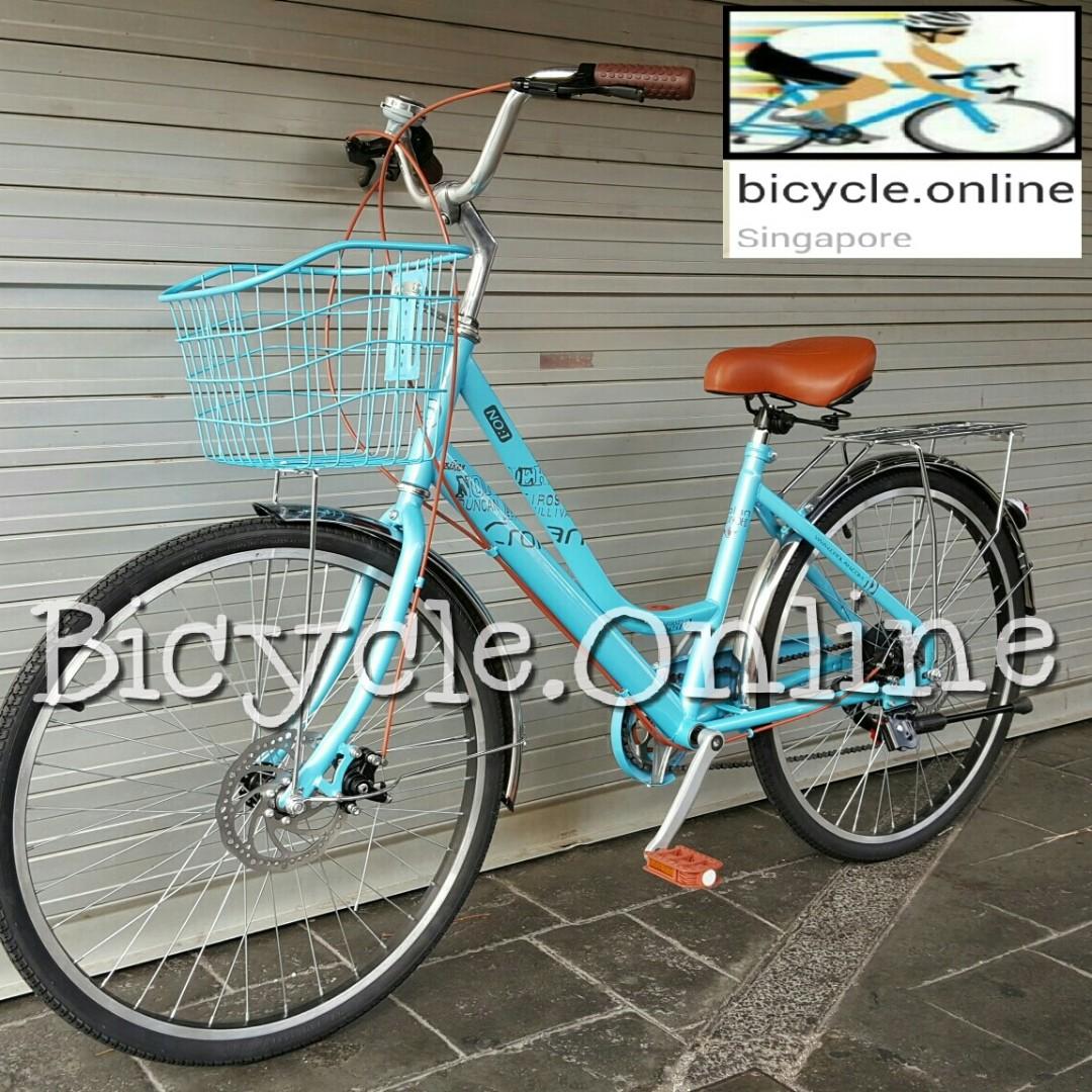 City bike discount with disc brakes