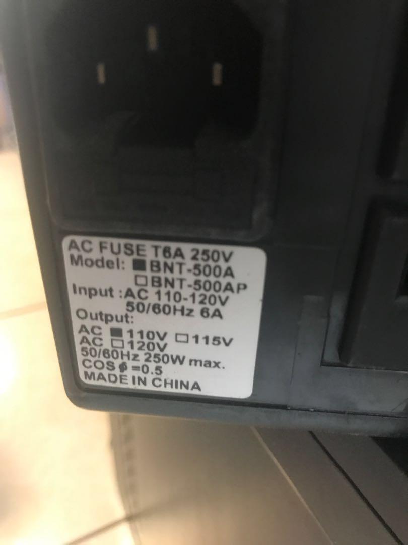 特價$350（ 大量可議）科風UPS 500VA 110V (BNT-500A) 不斷電系統 不含電池 穩壓防雷擊突波 照片瀏覽 5