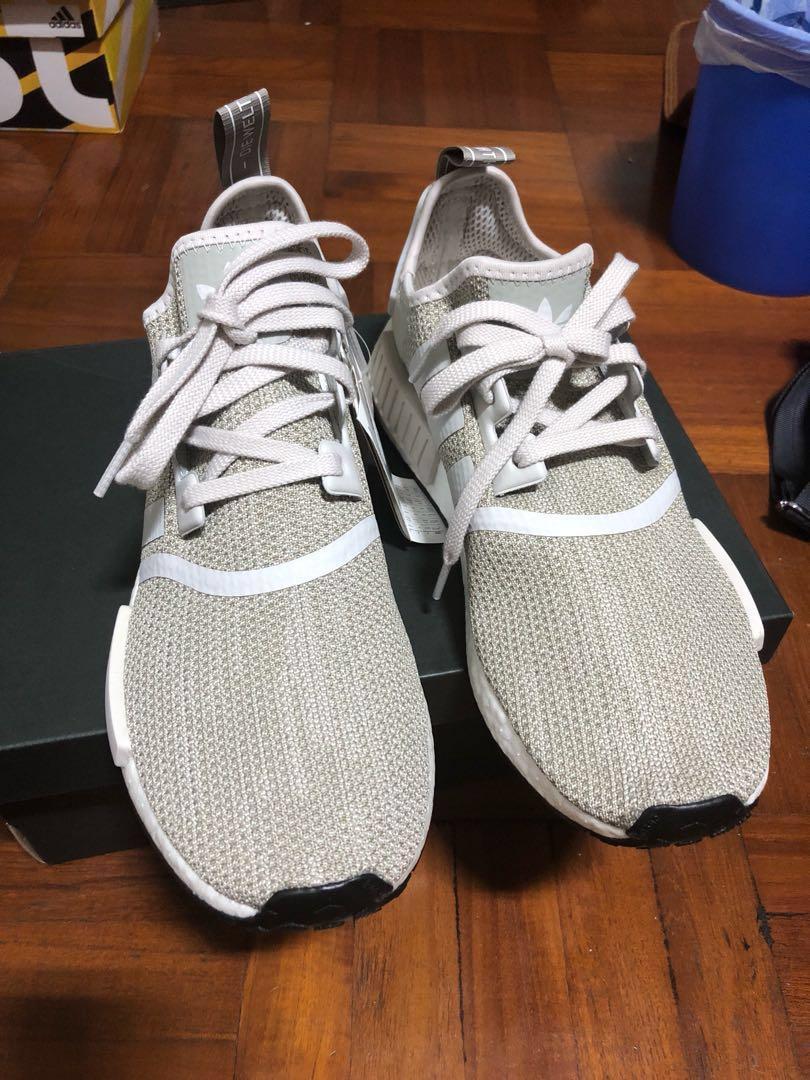 Adidas nmd r1 sesame chalk pearl top