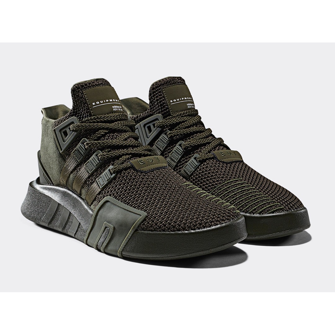 Olive adidas eqt adv clearance