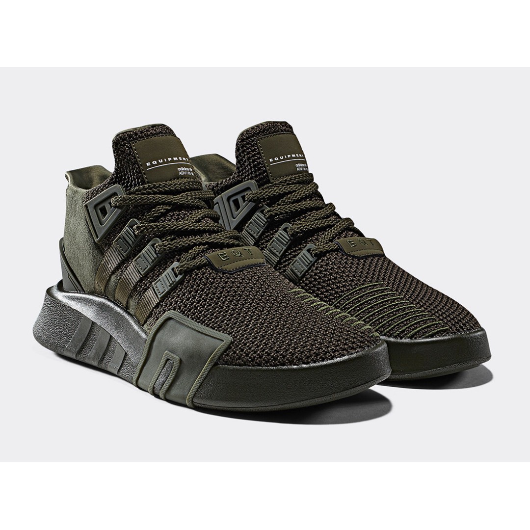 Adidas EQT BASK ADV Olive Green, Men's 