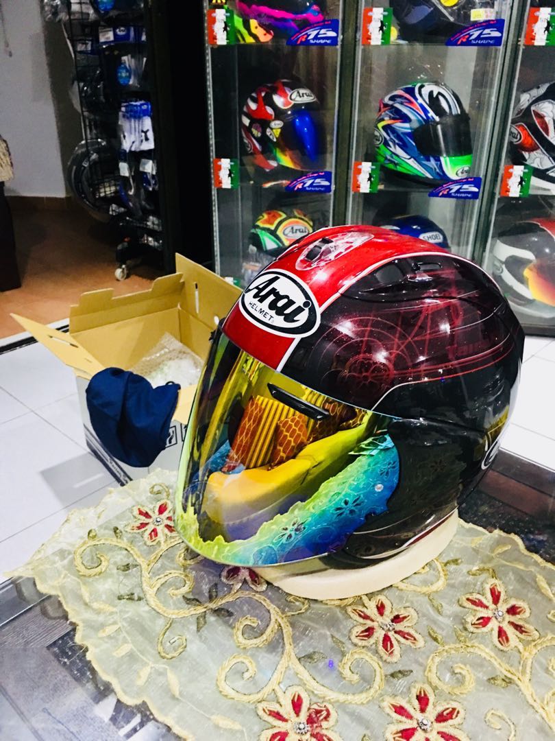 Arai mirror shield top