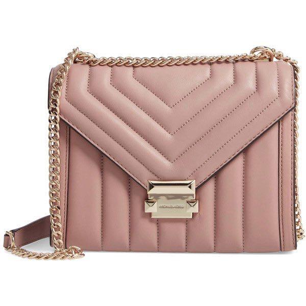 michael michael kors whitney large quilted leather convertible shoulder bag