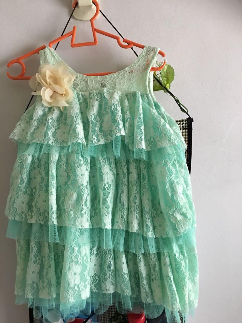 mint green baby clothes
