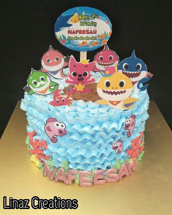 Baby Shark 2nd Birthday Cake Wiki Cakes