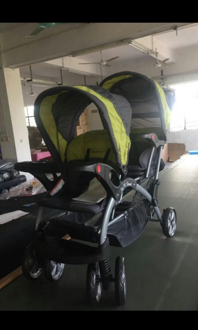 baby trend tandem double stroller