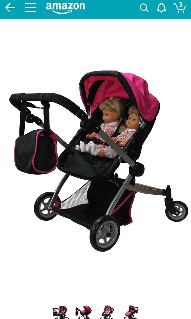 Babyboo twin deals doll stroller
