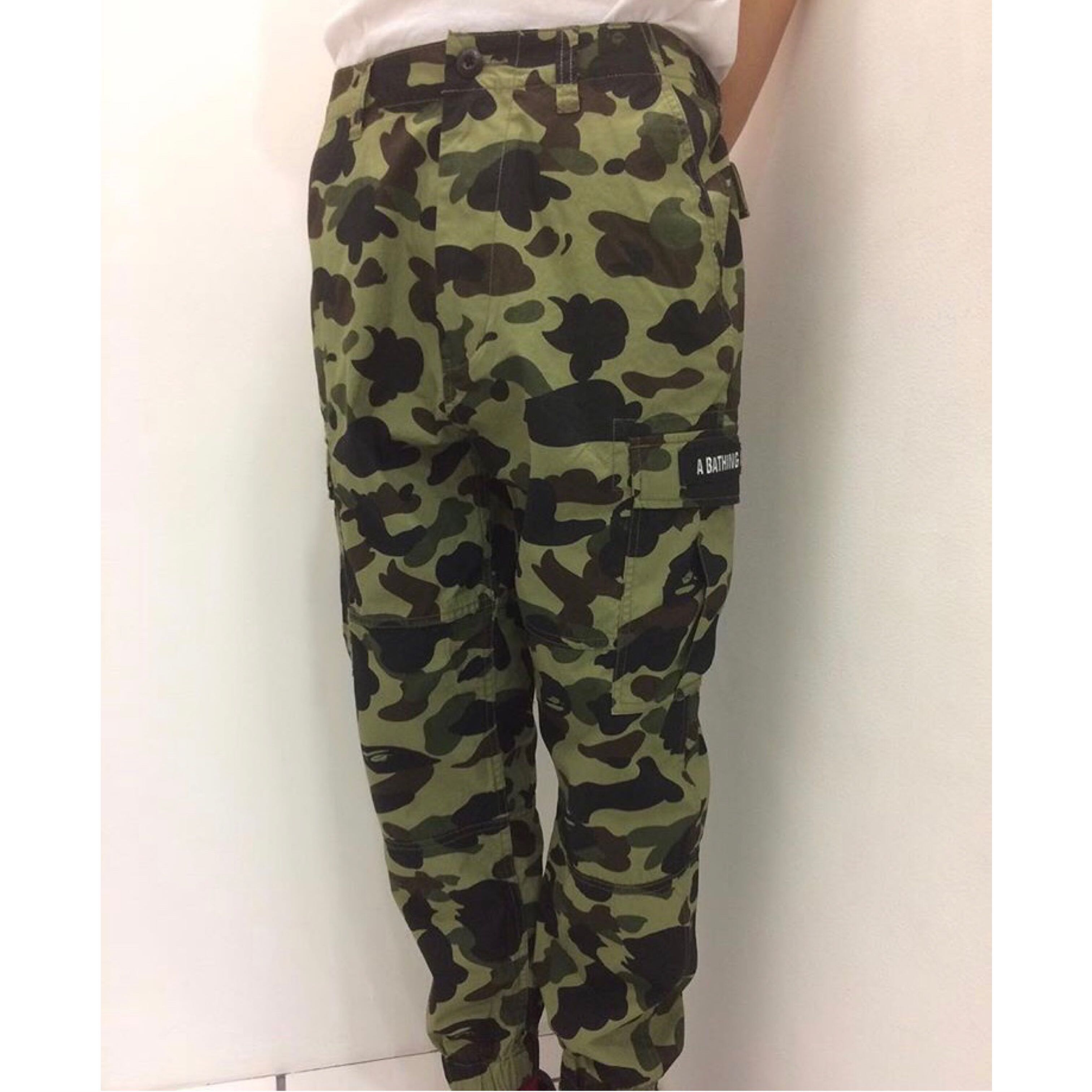 bape camo joggers