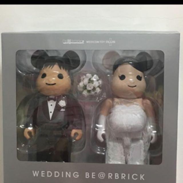 Bearbrick wedding set 400%