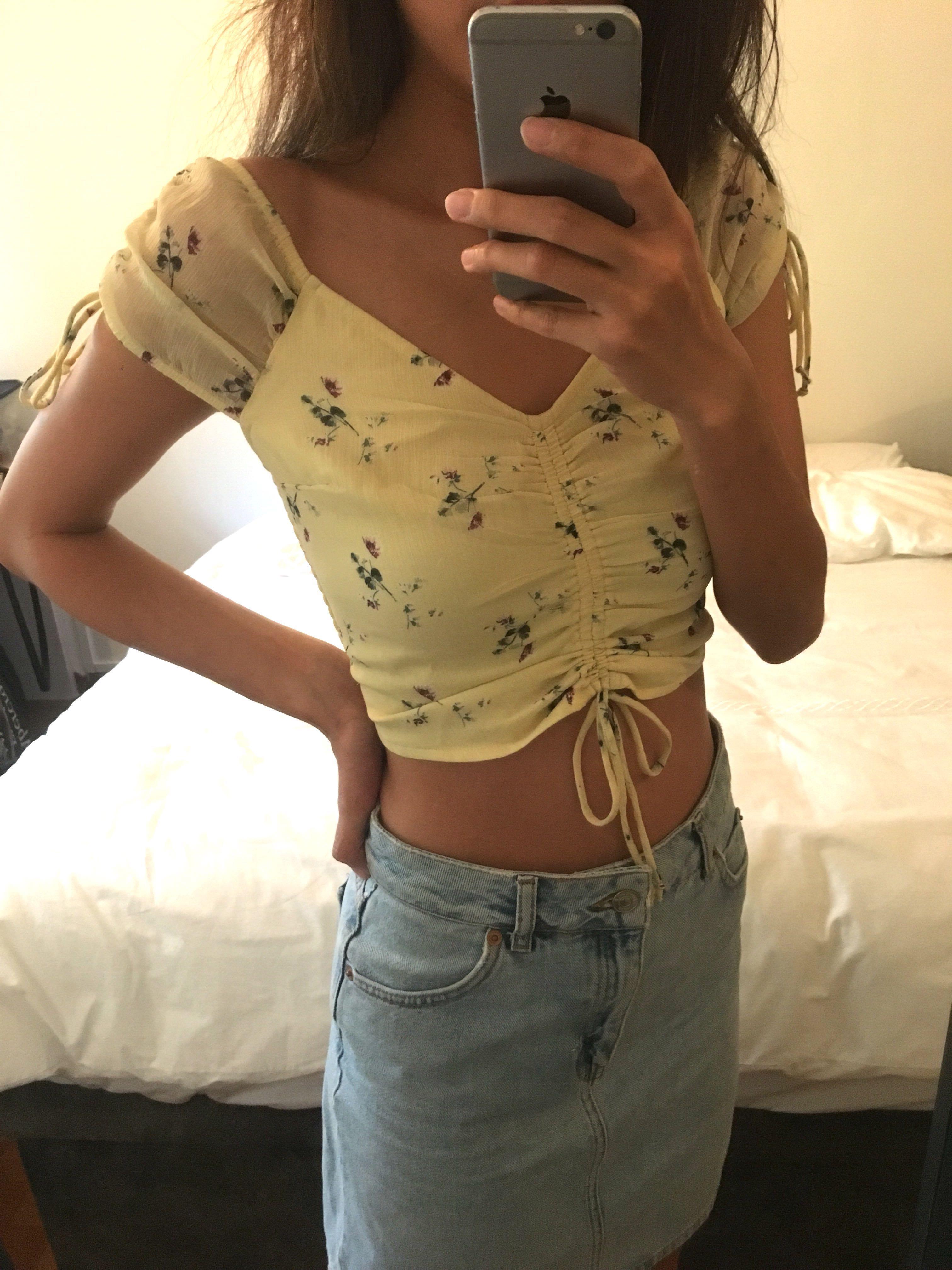 abercrombie and fitch crop top