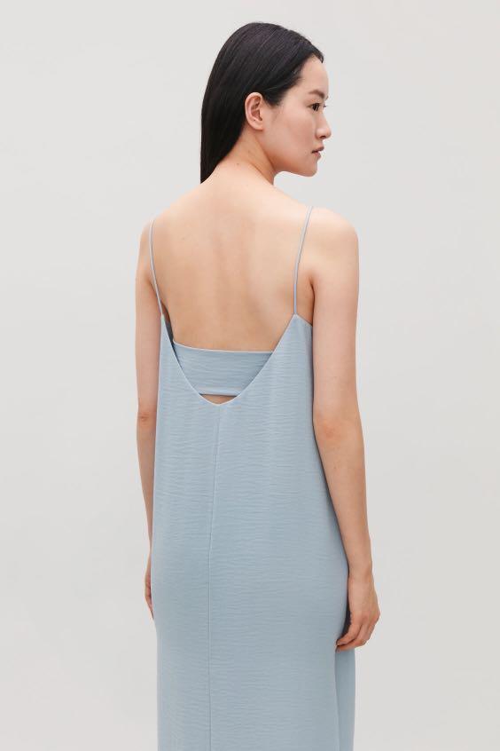Cos layered open back dress sale