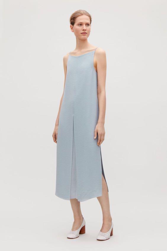 Cos layered open back dress cheap
