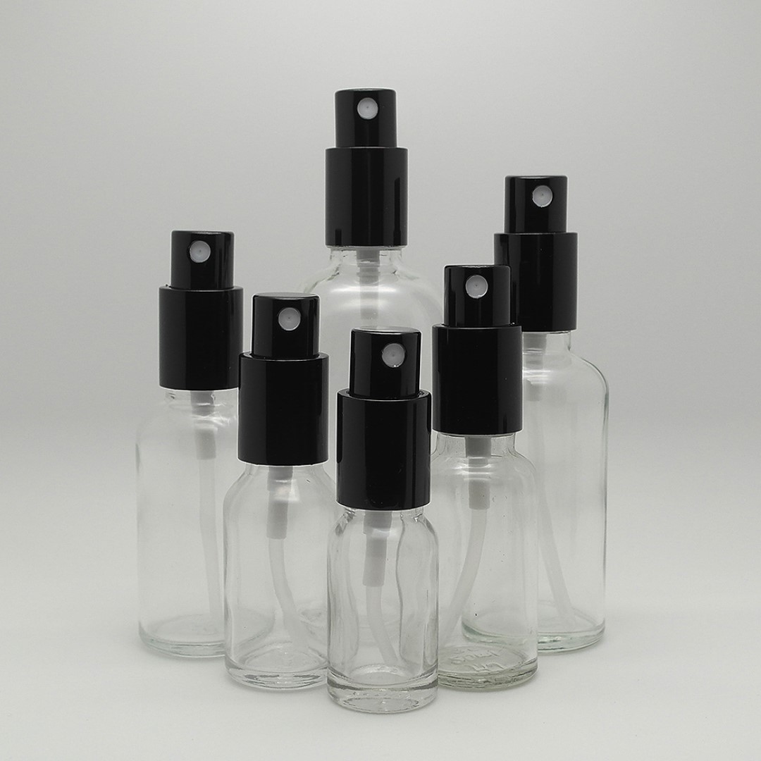 Clear Glass Spray Bottles Transparent Essential Oil Bottles