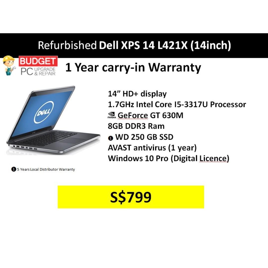 Dell XPS 14 (P30G) - 1 Year Warranty, Computers & Tech, Laptops ...