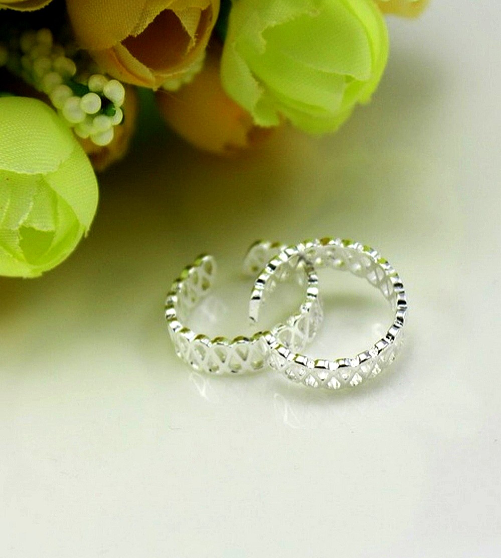 Latest silver toe rings designs 2018 best sale