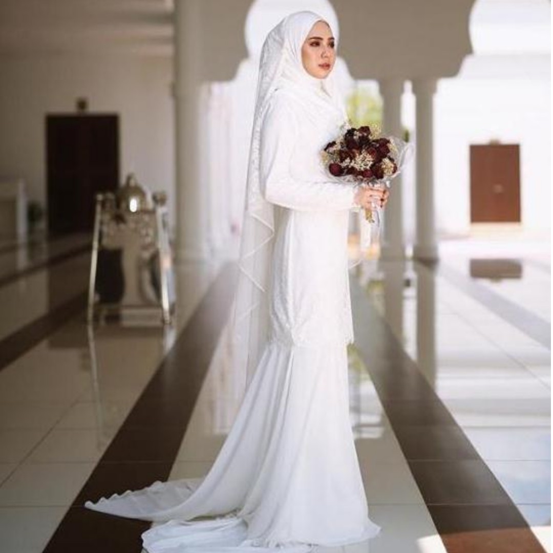 Dress sales kahwin simple