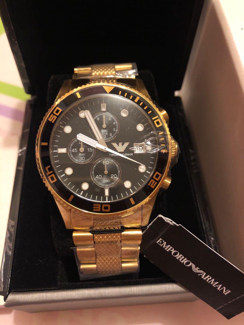 armani ar5857 gold