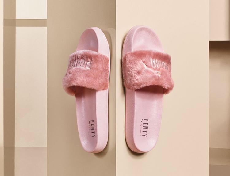 fenty slides pink