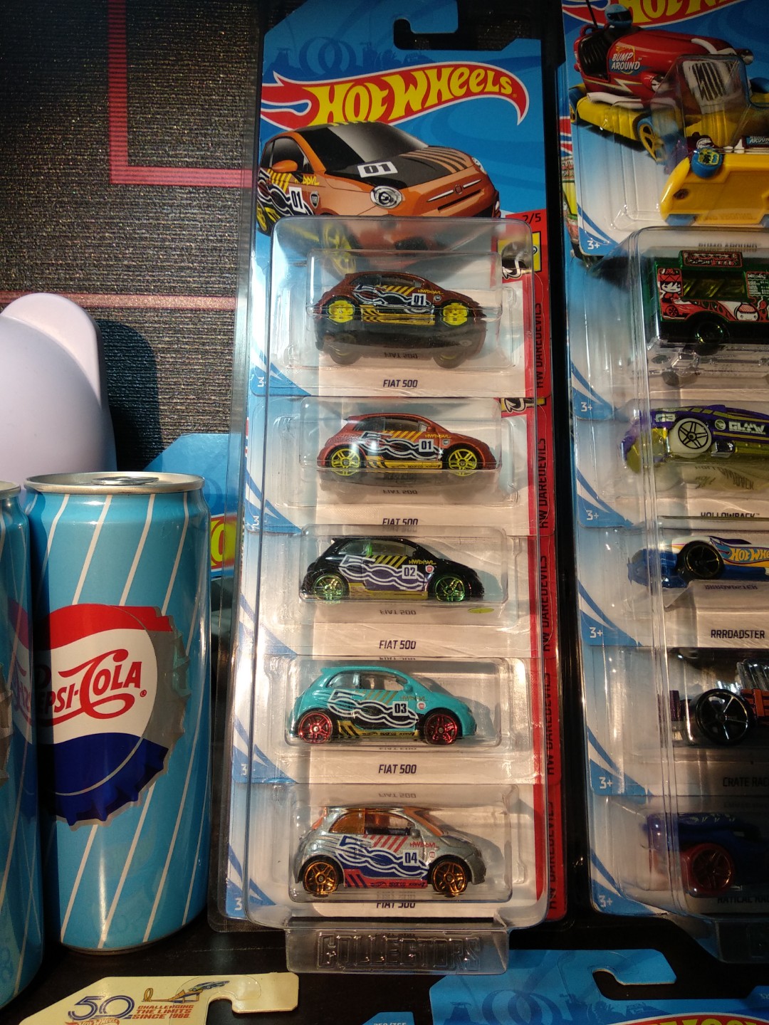 Hot wheels top fiat 500 daredevils