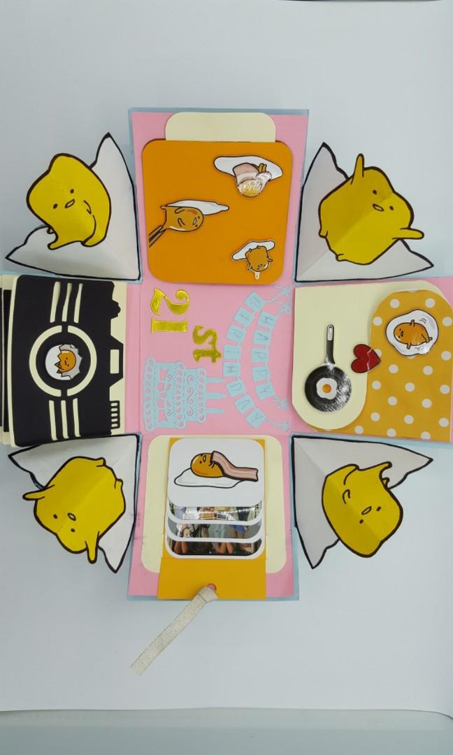 Get Wallpaper Gudetama Explosion Box Gift Box Design Craft Others On Carousell For iPhone Free