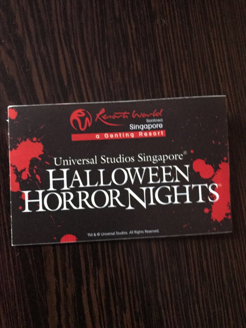 Halloween horror night, Tickets & Vouchers, Local Attractions