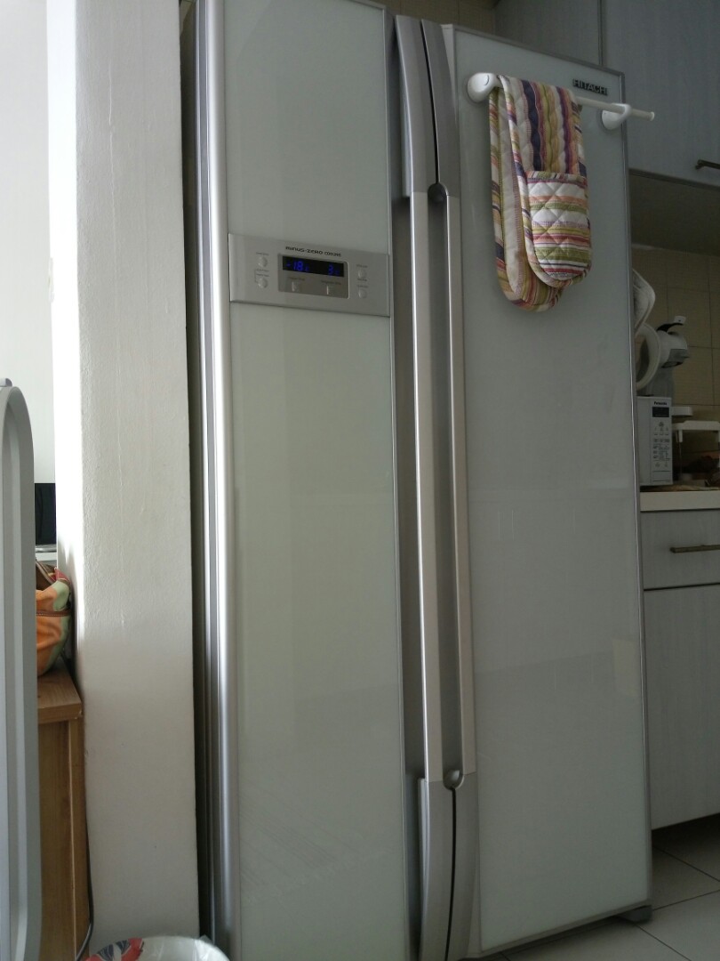 Hitachi side by side door Fridge, TV & Home Appliances, Kitchen