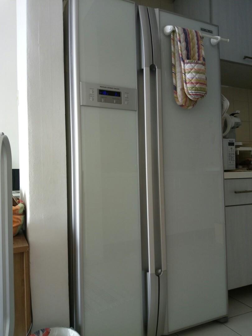 Hitachi side by side door Fridge, TV & Home Appliances, Kitchen