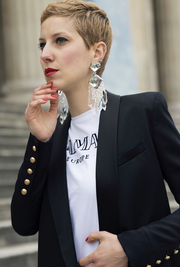 H M x Balmain Limited Edition Earrings Women s Fashion Jewelry