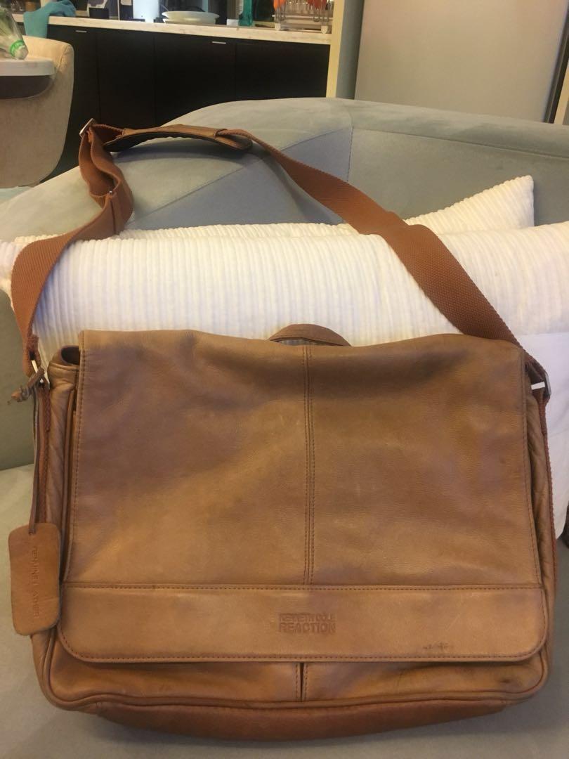 Kenneth Cole Messenger Bag price reduced Men s Fashion Bags