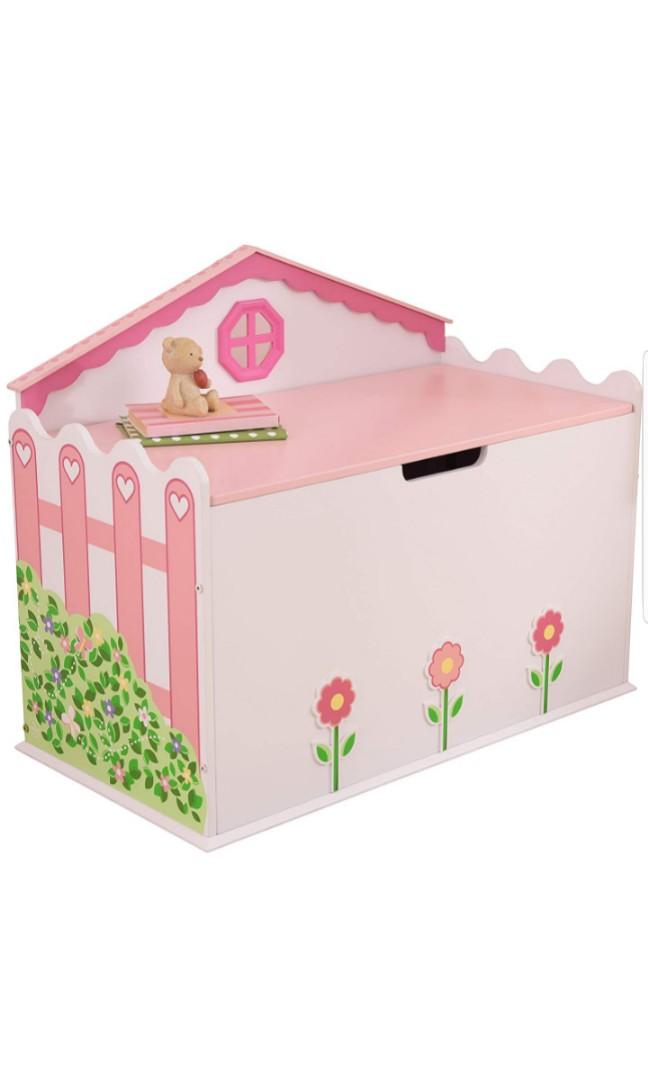 kidkraft wooden toy box