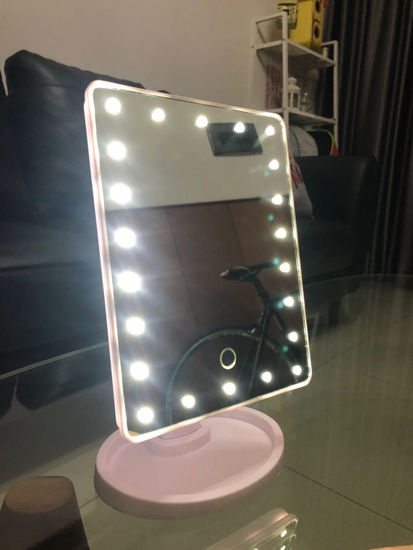 LED Beauty Mirror, Furniture & Home Living, Home Decor, Mirrors on