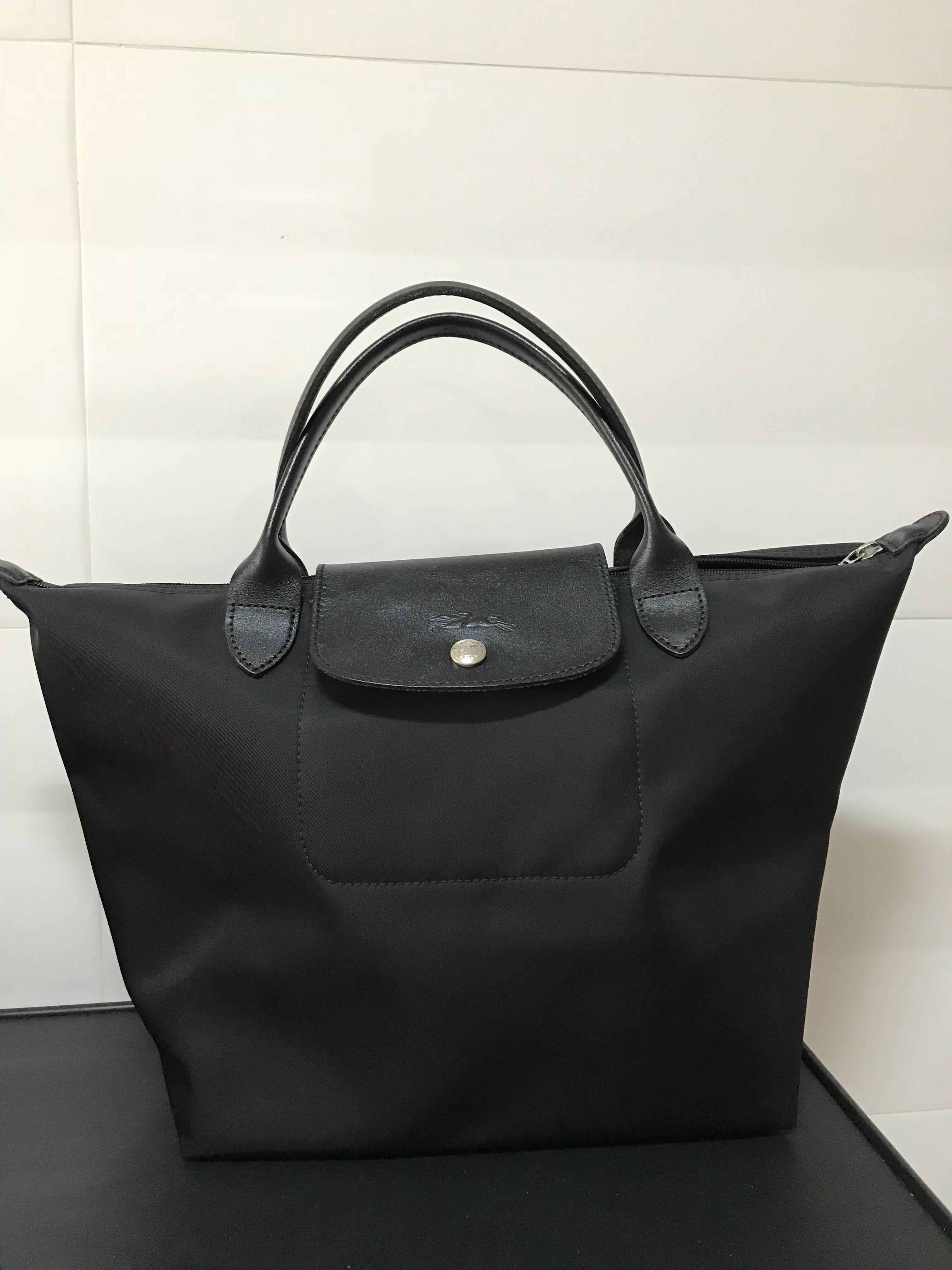 Longchamp Modele Depose Black Tote Bag 