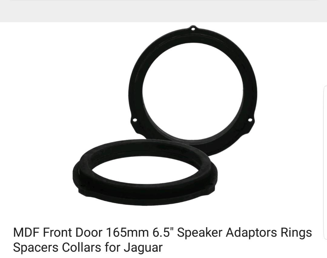 MDF Front Door 165mm 6.5" Speaker Adaptors Rings Spacers Collars for Nissan 