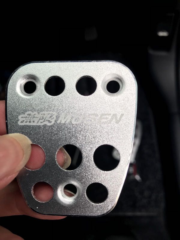 Mugen Pedal Covers MT Honda Jazz GE6 GE8 FIT, Car Accessories