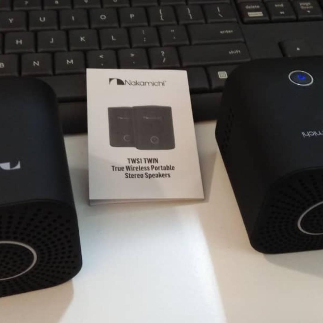 Nakamichi TWS1 Twin True Wireless Portable Stereo