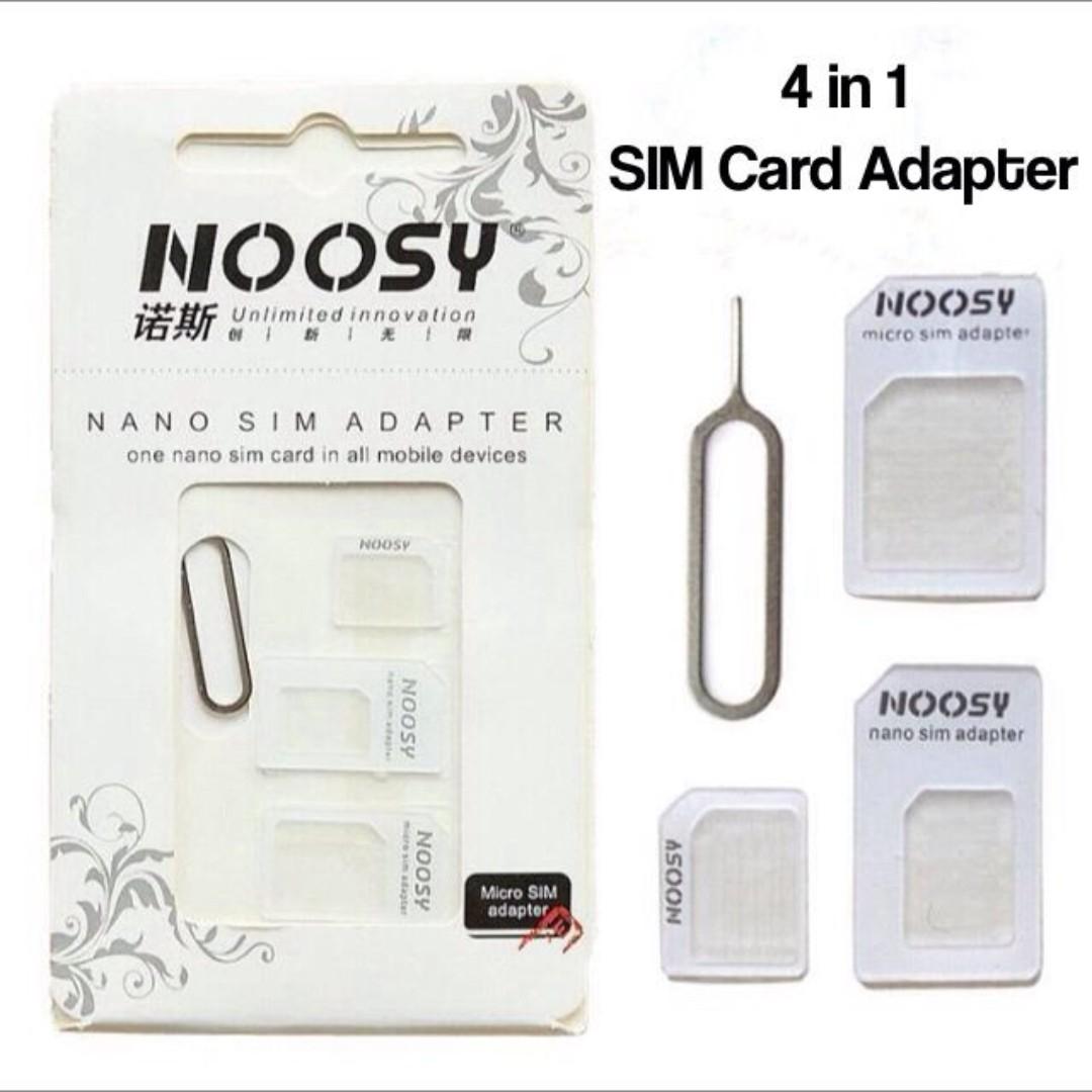 Noosy Sim Adapter Mobile Phones Tablets Mobile Tablet Accessories Mobile Accessories On Carousell