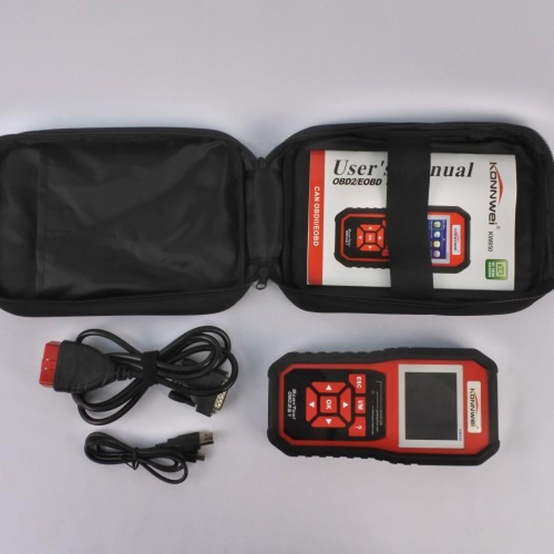 ONLINE AUCTION - KONNWEI KW850 Automotive Scan Diagnostic Tool, Mobile ...