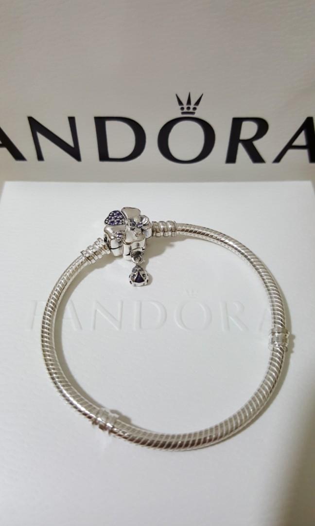 Wildflower meadow clasp outlet sterling silver bracelet