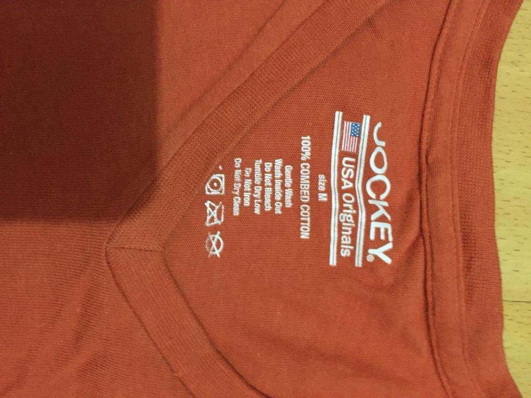 Preloved Jockey Kid T-shirt (Category: Babies & Kids Fashion) located in Makati City. Submitted by m.t.closet (Listing ID 195976677, Image 1). Description: Original Jockey t shirt from US excellent condition good as new color orange ‭‭+63 966 714 3245‬‬.