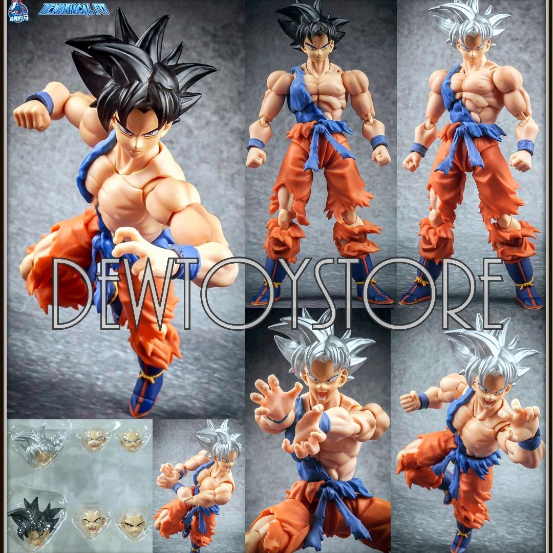 Demoniacal Fit SHF Dragon Ball Goku Ultra Instinct Vegeta Head