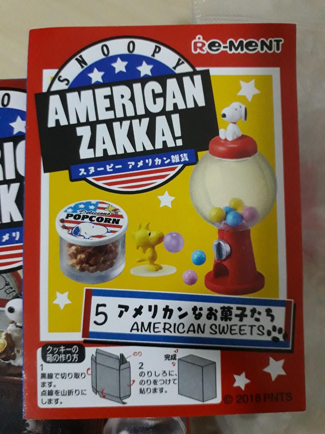 Re Ment Snoopy American Zakka Sweets Toys Games Others On Carousell