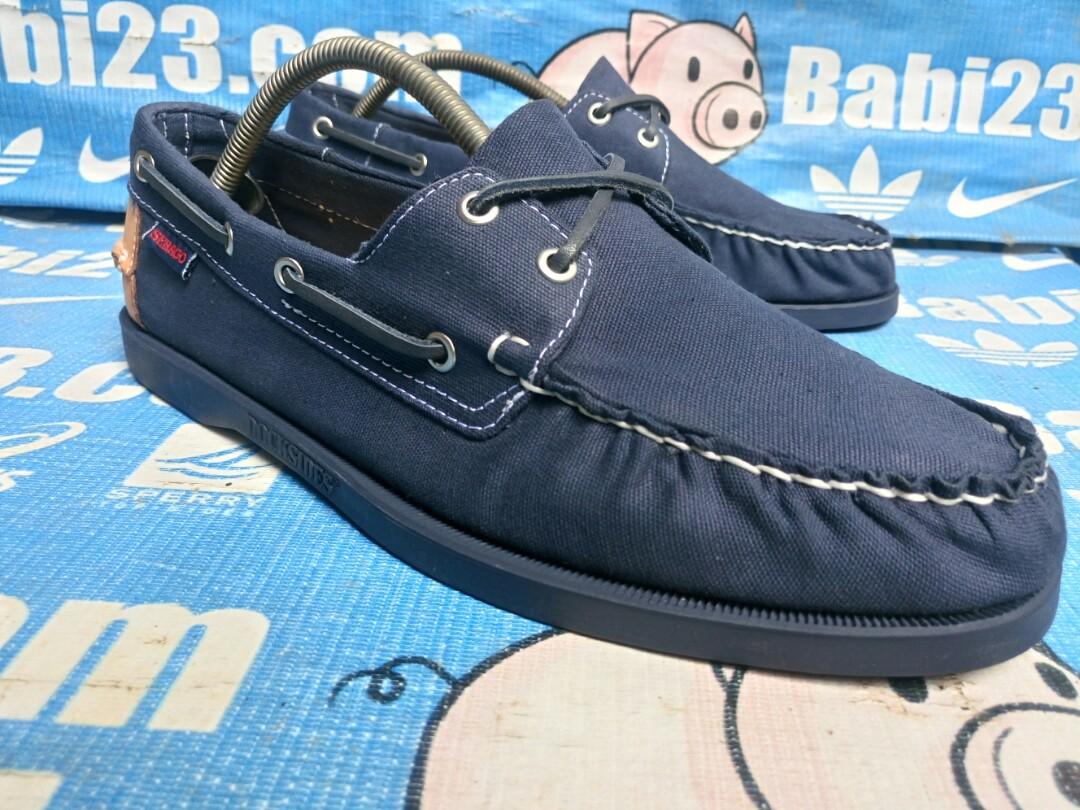 sebago docksides canvas