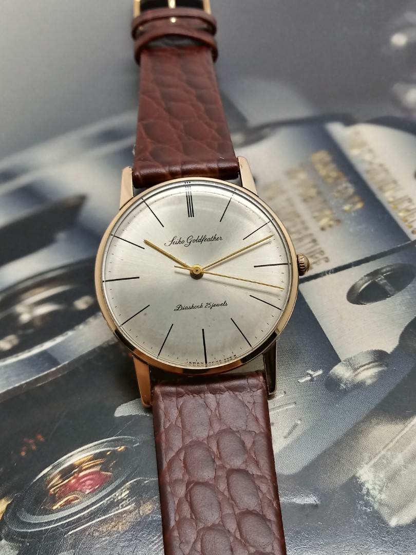Seiko goldfeather diashock 25 jewels store