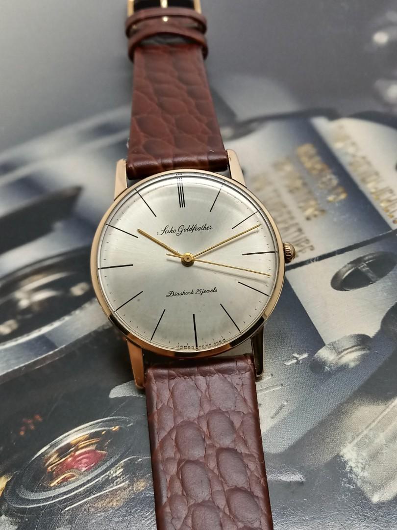 Seiko goldfeather diashock 25 jewels outlet